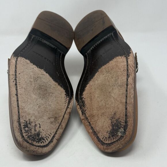 Cole Haan Giraldo Double Monk Strap Dress Shoes Mens 8 M British Tan Brown - Picture 15 of 16